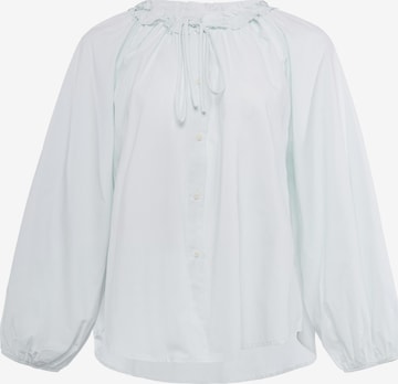 IZIA - Blusa em azul: frente