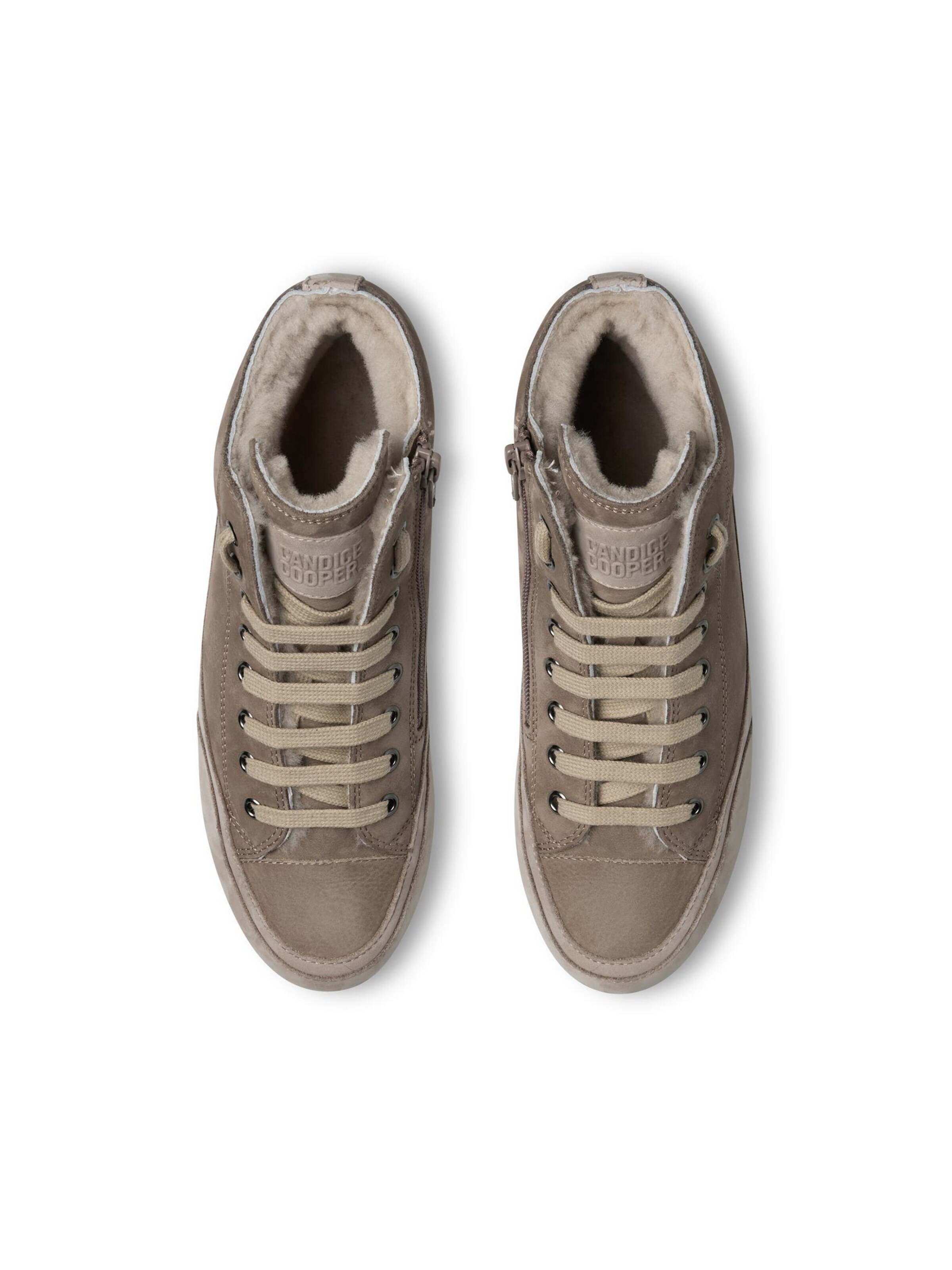 Candice Cooper Schnürschuh 'PLUS FUR'‌‌‌‌ in Grau