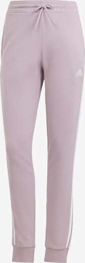 ADIDAS SPORTSWEAR Pantalon de sport 'Essentials' en lilas / blanc, Vue avec produit