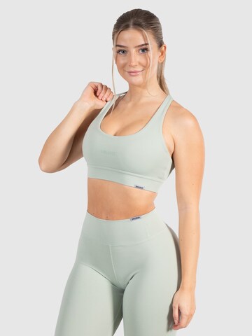 Smilodox Bustier Sport-BH 'Advance Pro' in Grün: predná strana