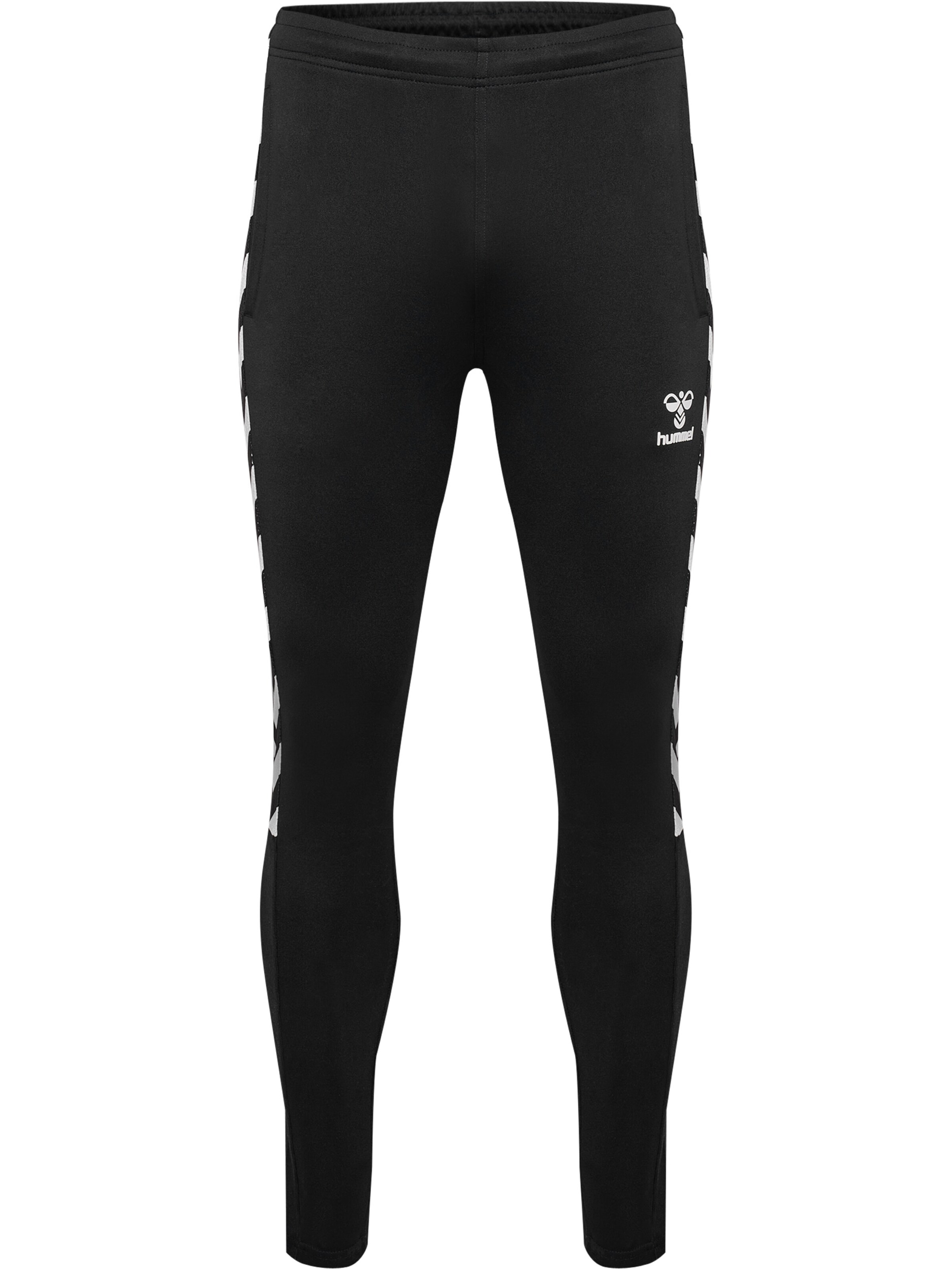 Hummel Skinny Broek 'PLAYFUL' in Zwart: voorkant