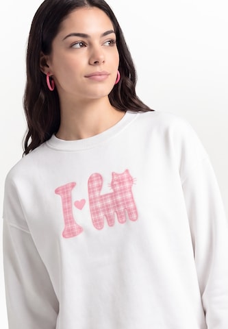 Sweat-shirt MYMO en blanc