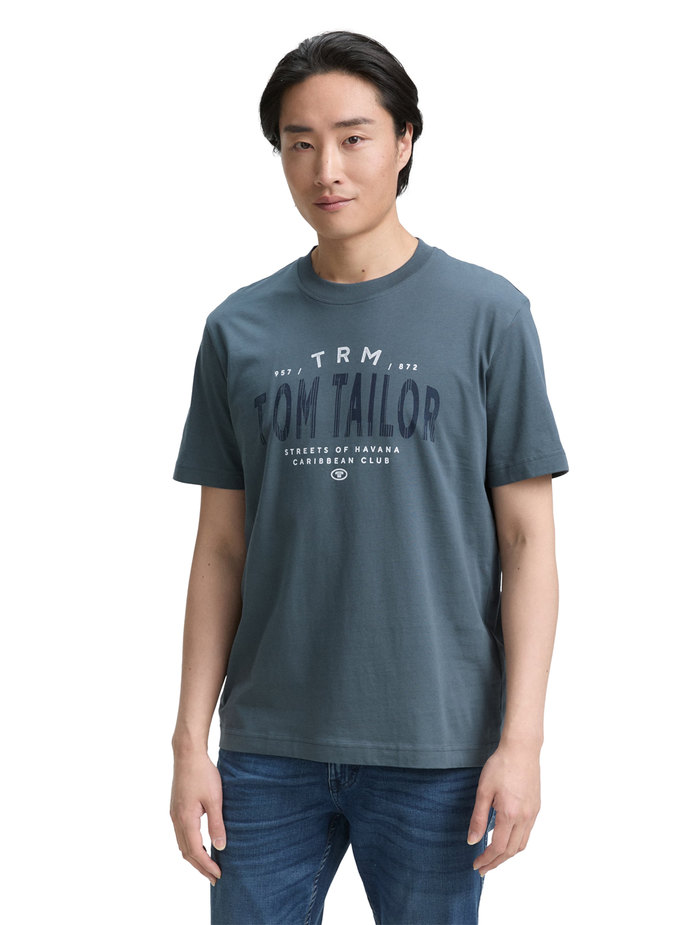 TOM TAILOR Póló - kék: elől