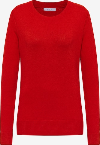 STREET ONE Pullover in Rot: Vorderseite