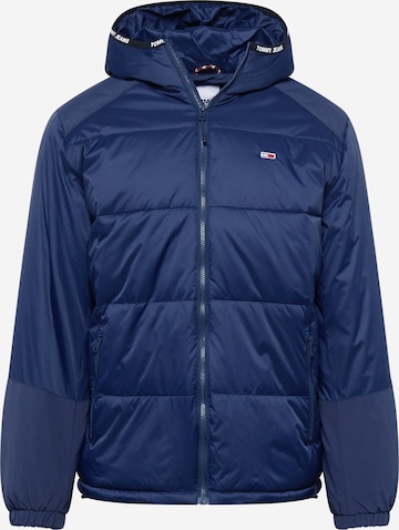 Tommy Jeans Winter Jacket in Blue: front