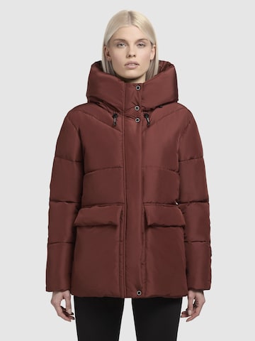 khujo Winter Jacket ' ORA ' in Red: front