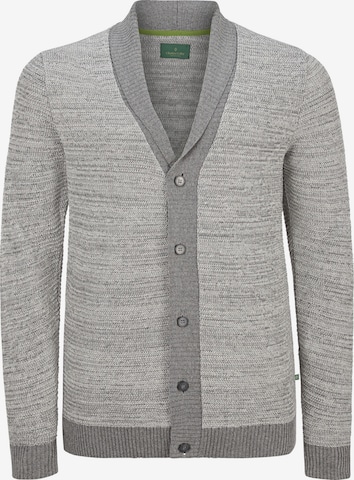 Charles Colby Knit Cardigan 'Duke Izech' in Grey: front