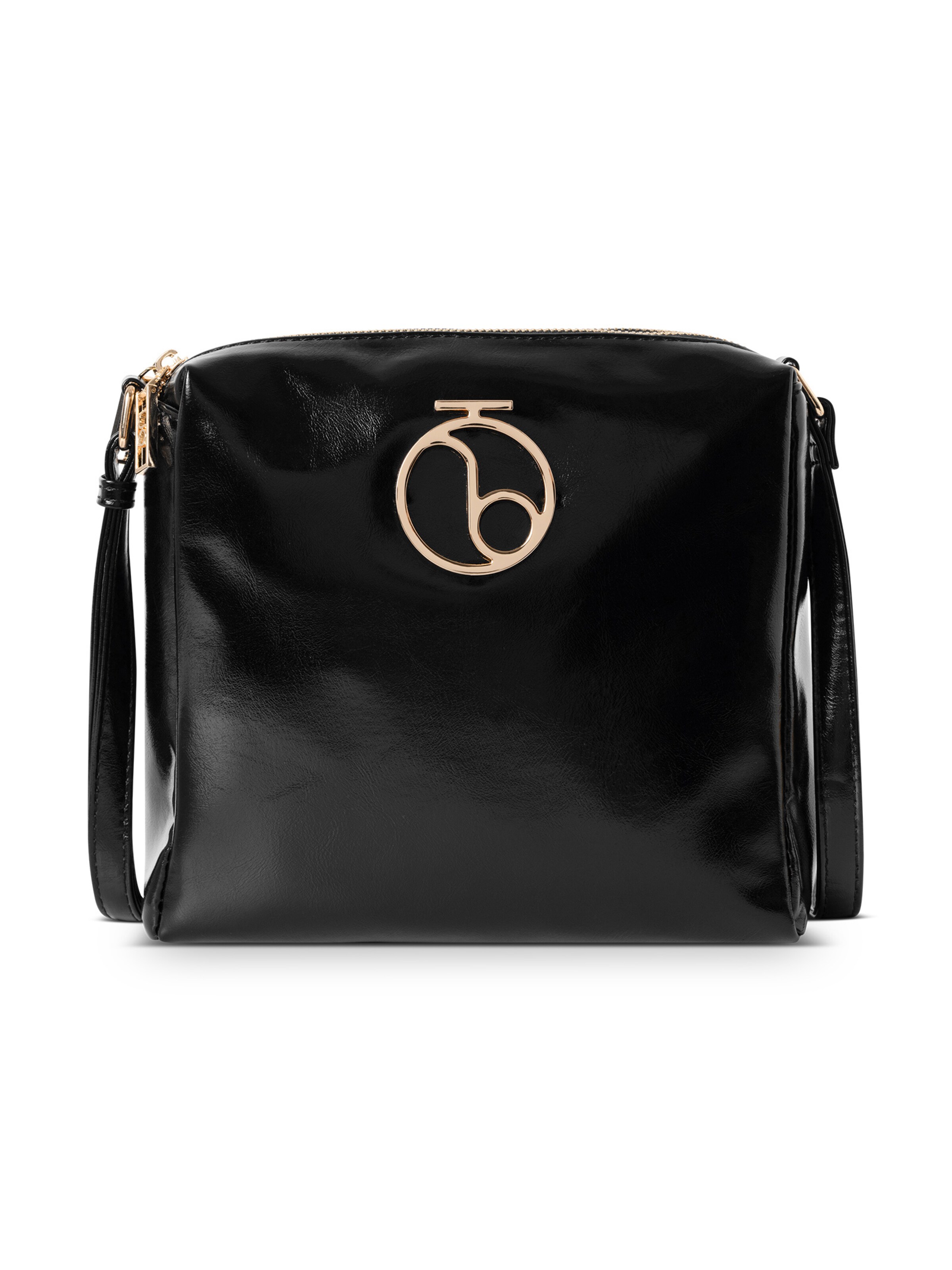 NOBO Schultertasche 'OCEANID' in Schwarz: Vorderseite