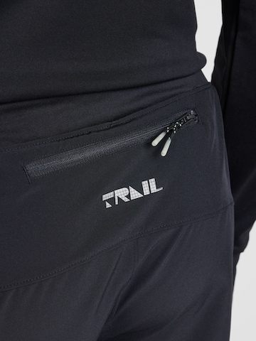 UNDER ARMOUR Normální Sportovní kalhoty 'RUN TRAIL' – černá