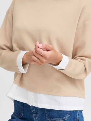 Felpa 'MIX SWEAT' di b.young in marrone