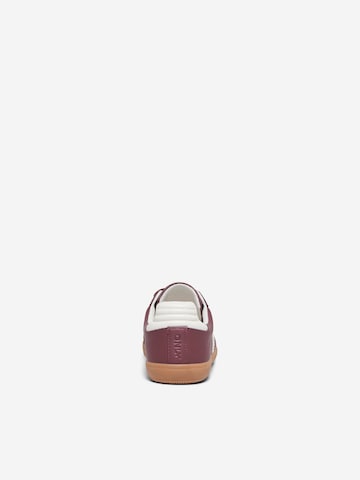Sneaker bassa 'ONLAmber' di ONLY in rosso