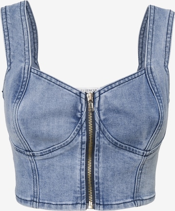 mėlyna Influencer Palaidinė be rankovių: priekis