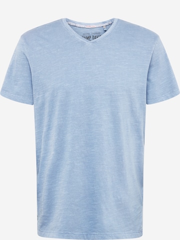 T-Shirt CAMP DAVID en bleu : devant