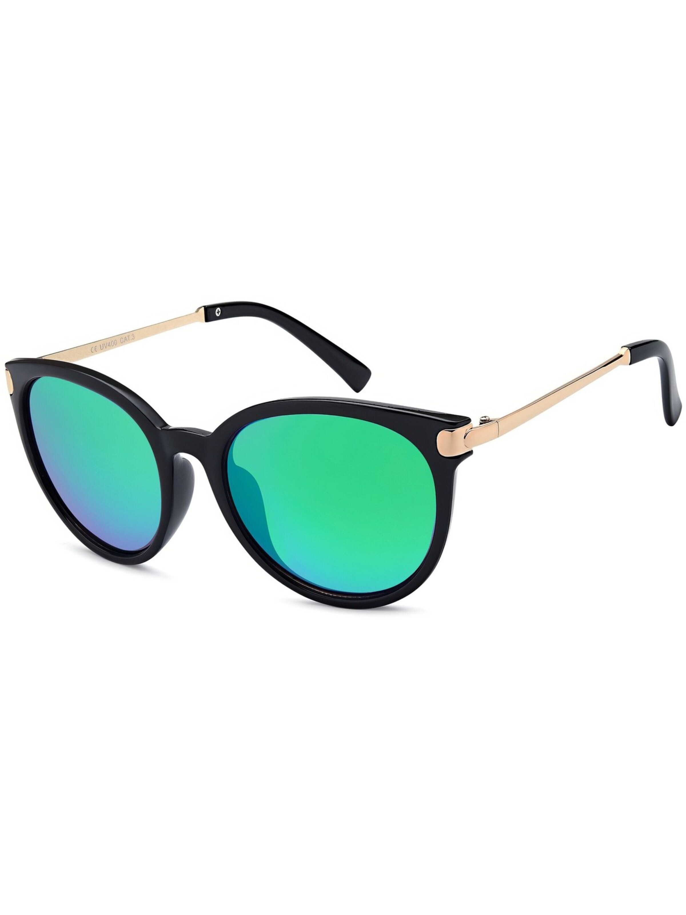 styleBREAKER Sonnenbrille 'Cat-Eye Sonnenbrille'‌‌‌‌‌‌‌‌‌ in Blau: Vorderseite