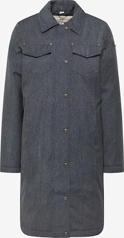 DreiMaster Vintage Winter Coat in Blue: front