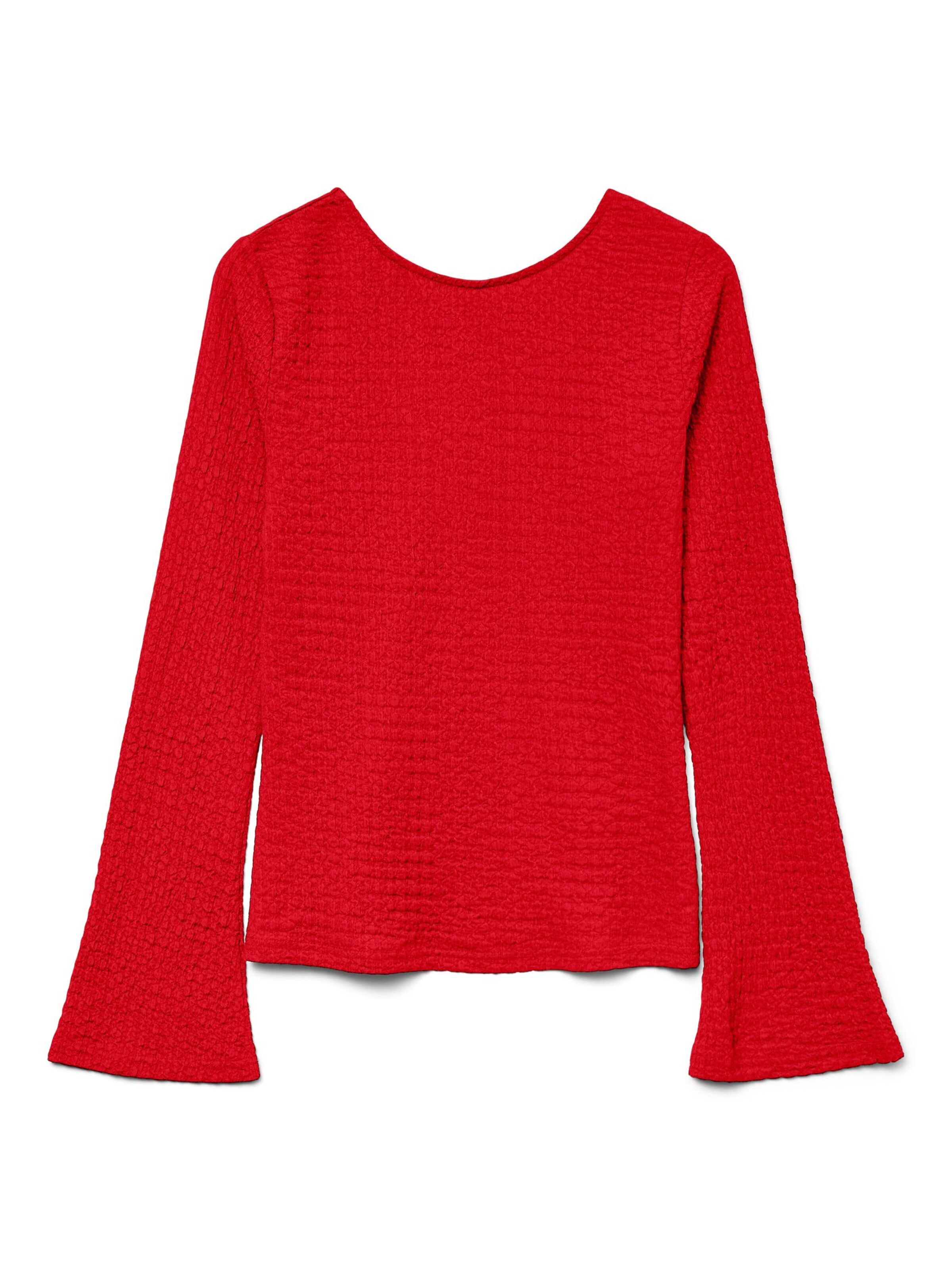 VERO MODA Shirt 'VMCille' in Red: front