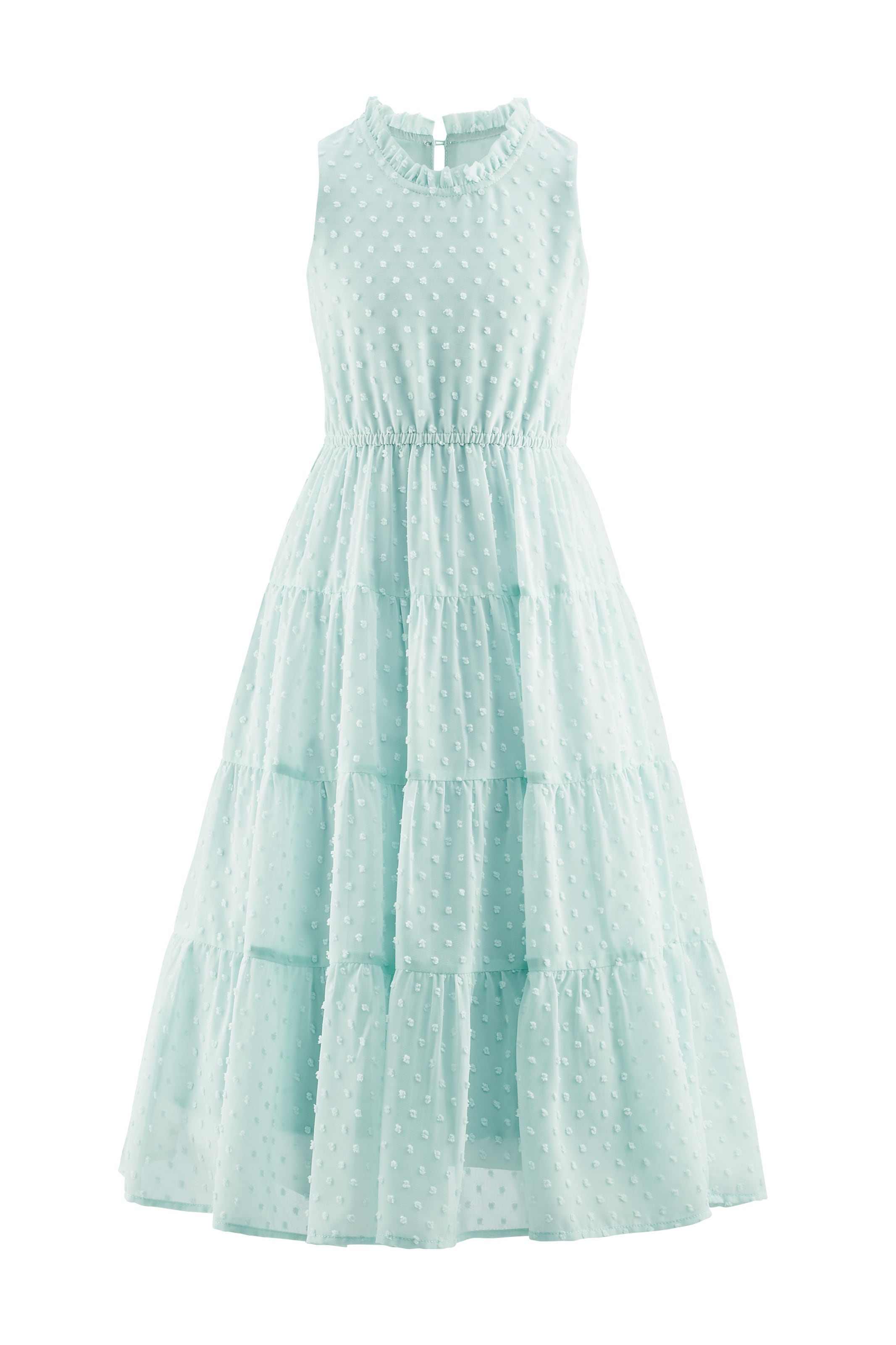 happy girls Klänning i blå: framsida