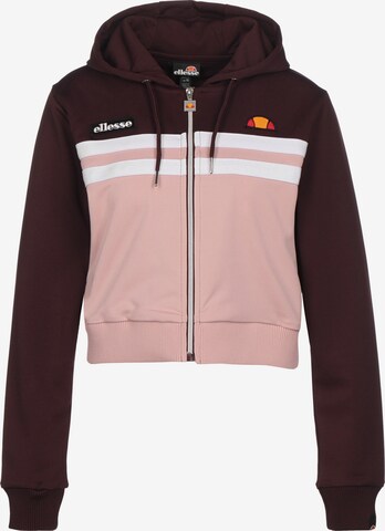 ELLESSE Sweatjacke 'Bulito' in Pink