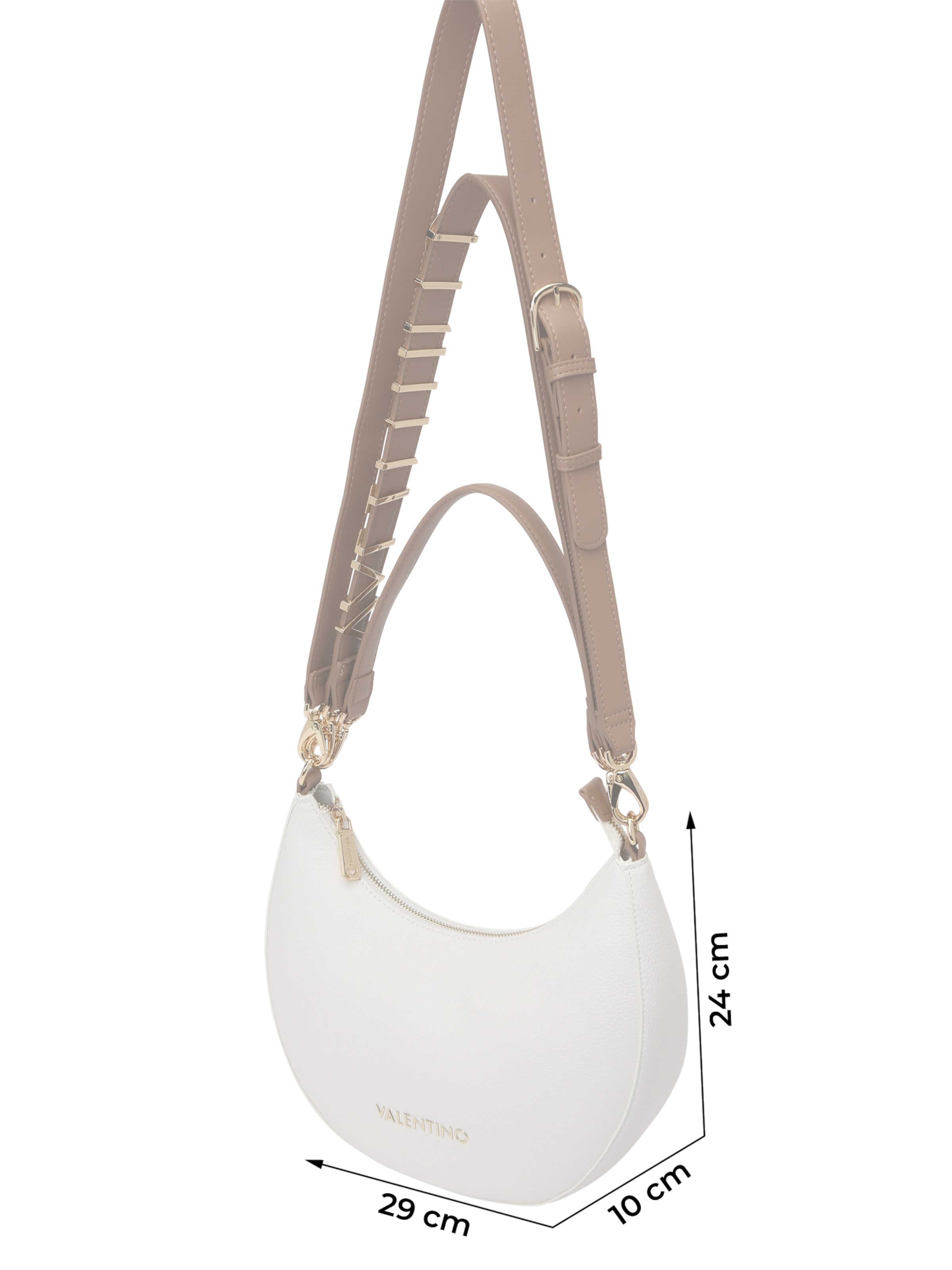 VALENTINO Taška přes rameno 'Alexia' – bílá