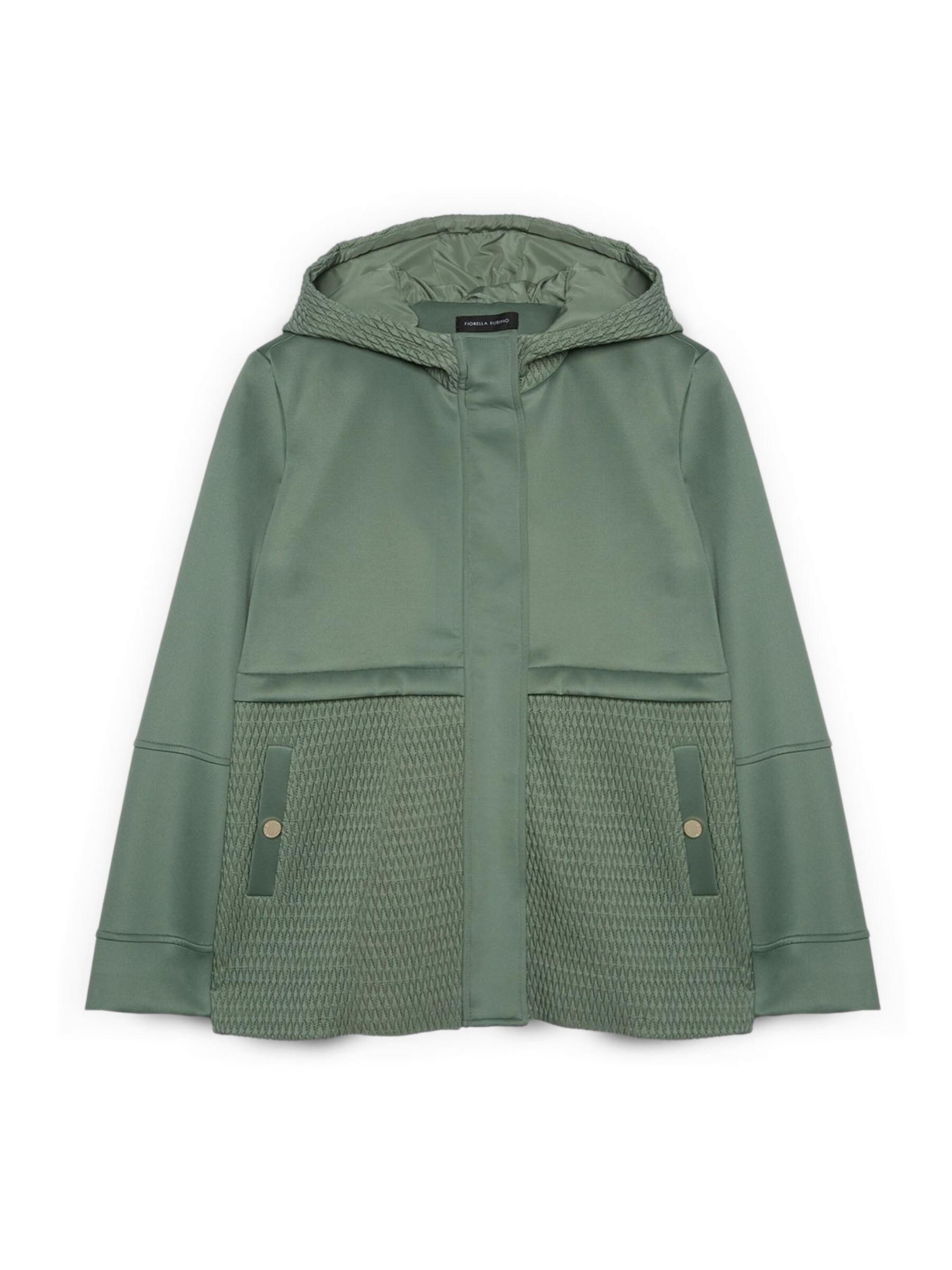 Veste mi-saison Fiorella Rubino en vert : devant