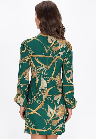 faina Cocktailjurk in Groen