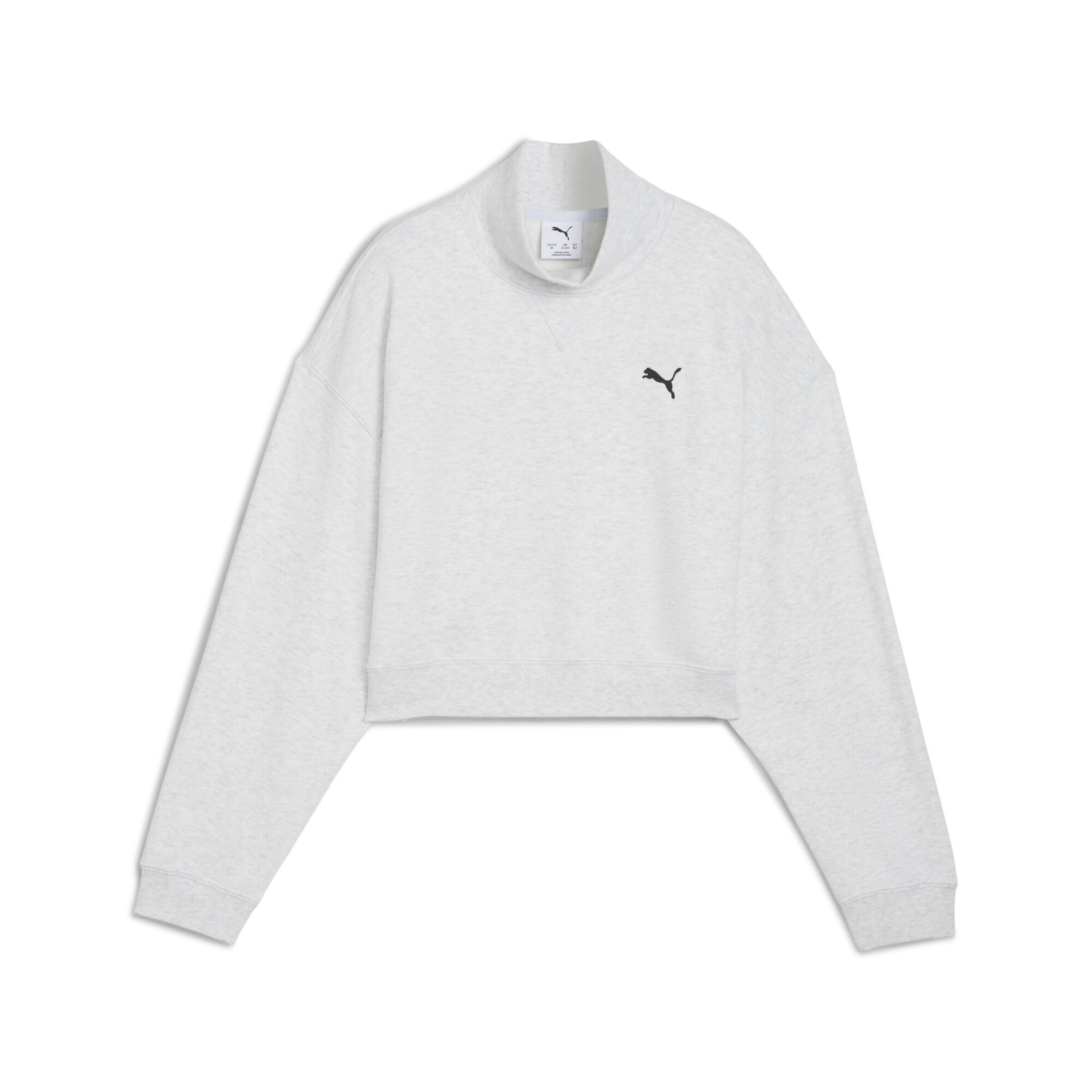PUMA Sweatshirt 'Wardrobe Essentials Go Together' in White: front