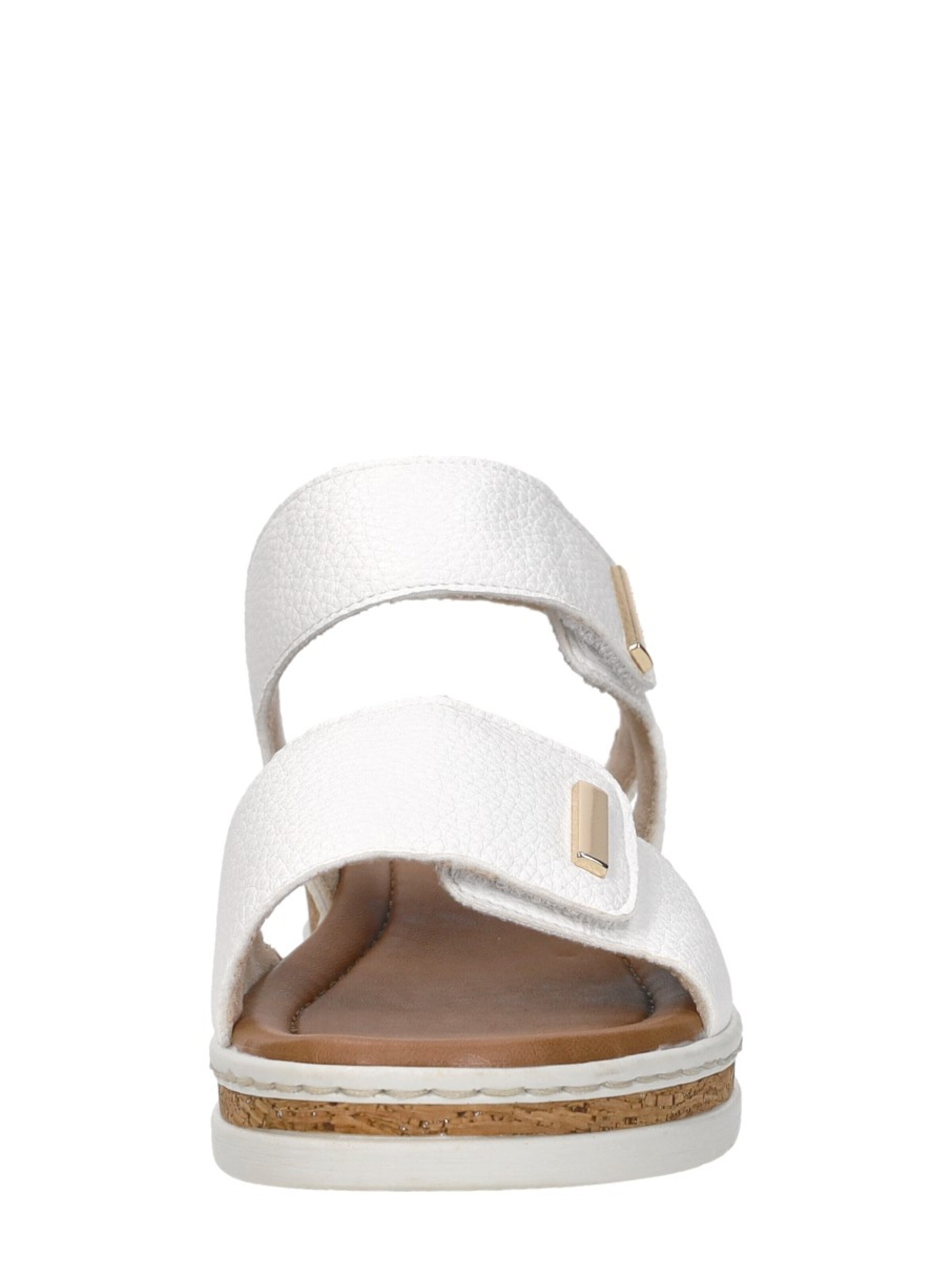 Rieker Sandal 'Sandalen Plat' in White