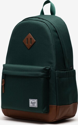 Herschel Backpack in Green: front