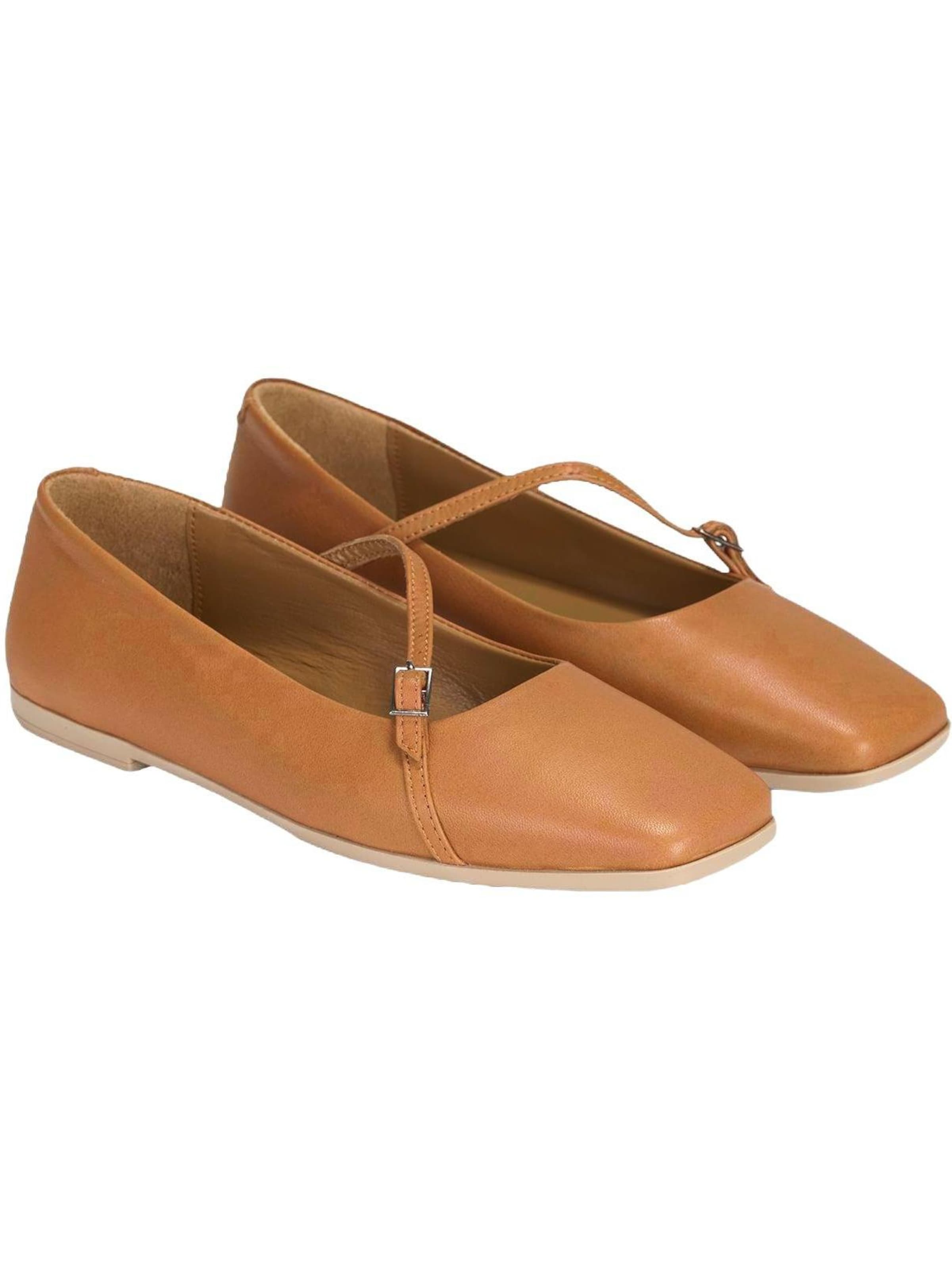 Desa Ballet Flats 'Ballettschuhe' in 36 in Brown, Item view