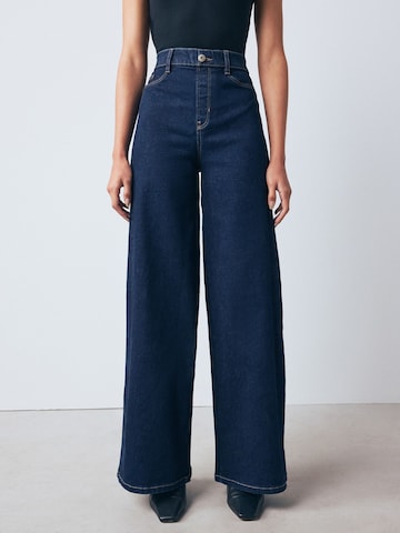 Next Wide leg Jeans in Blue