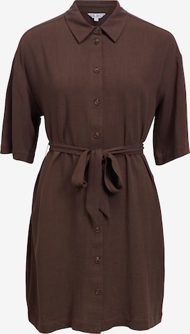 OBJECT Kjole i brun: forside