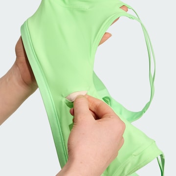 ADIDAS PERFORMANCE Bustier Sport-BH 'Aeroimpact Luxe' in Grün