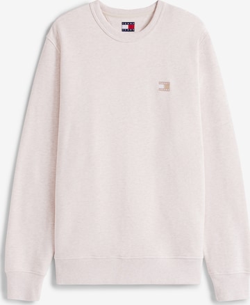 Tommy JeansSweater majica - bež boja: prednji dio