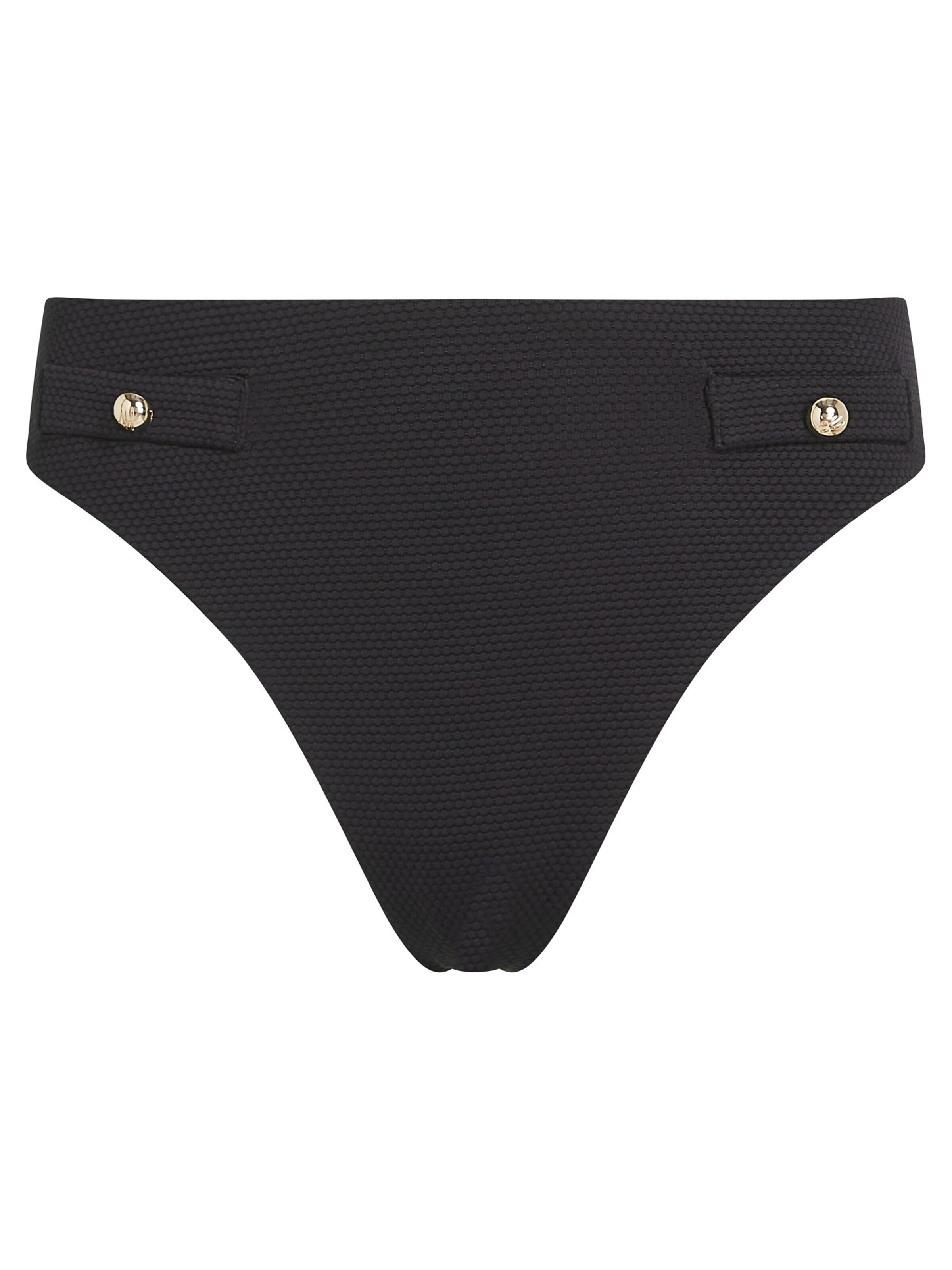 Slip costum de baie 'Hotel' de la Karl Lagerfeld pe negru: față
