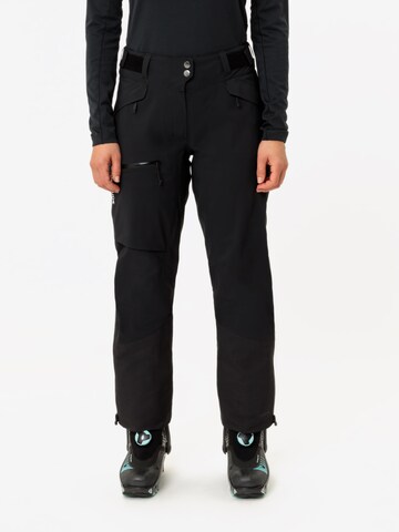 VAUDE Regular Outdoorhose 'Monviso' in Schwarz: Vorderseite