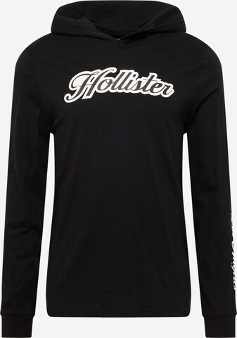 HOLLISTER T-shirt i svart: framsida