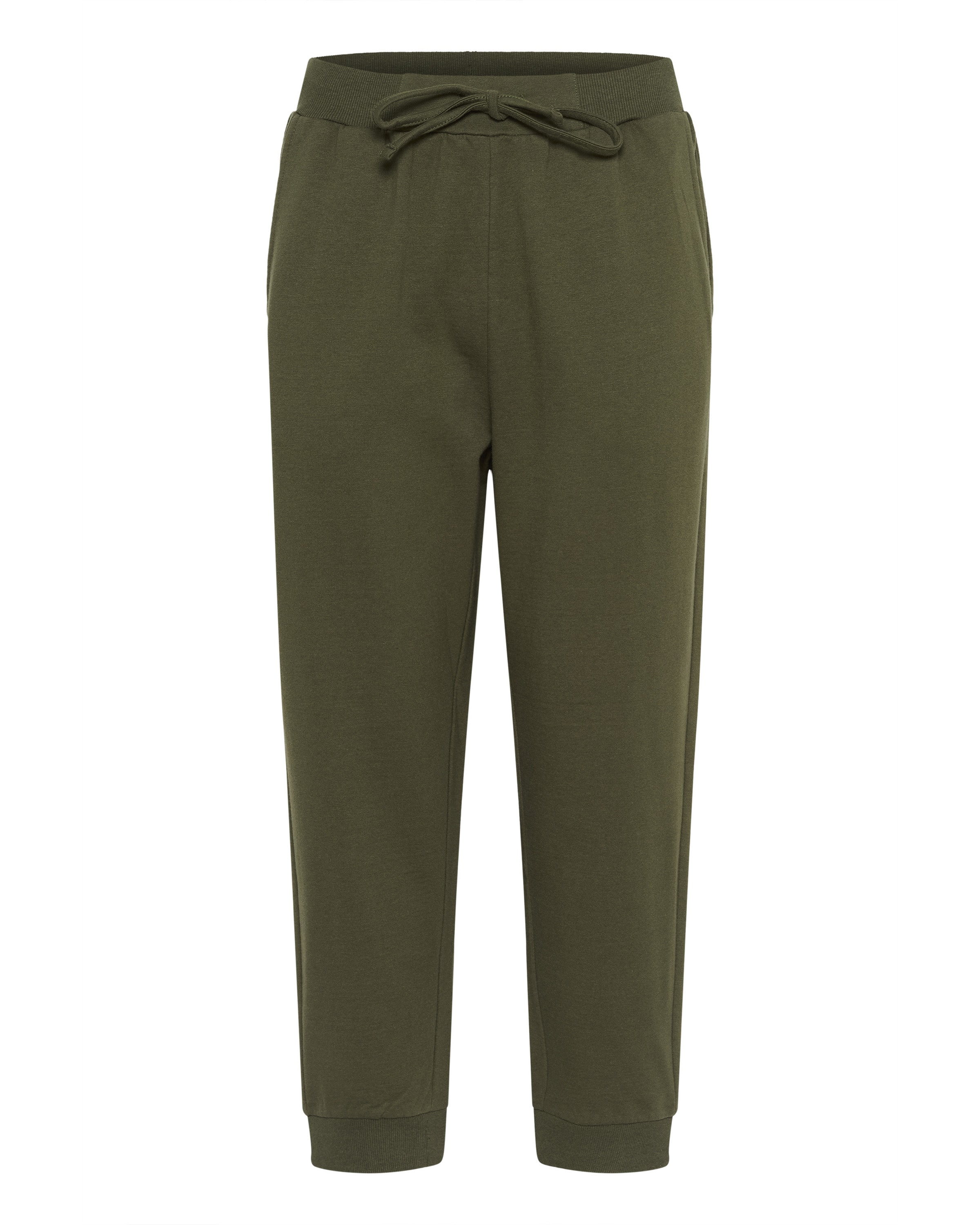 Kaffe Tapered Broek 'KAAnne' in Groen: voorkant