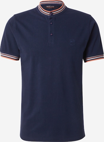 INDICODE JEANS T-shirt 'Michalis' i blå: framsida