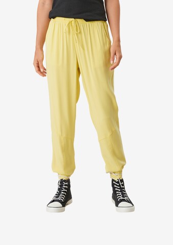 s.Oliver Tapered Pants in Yellow: front
