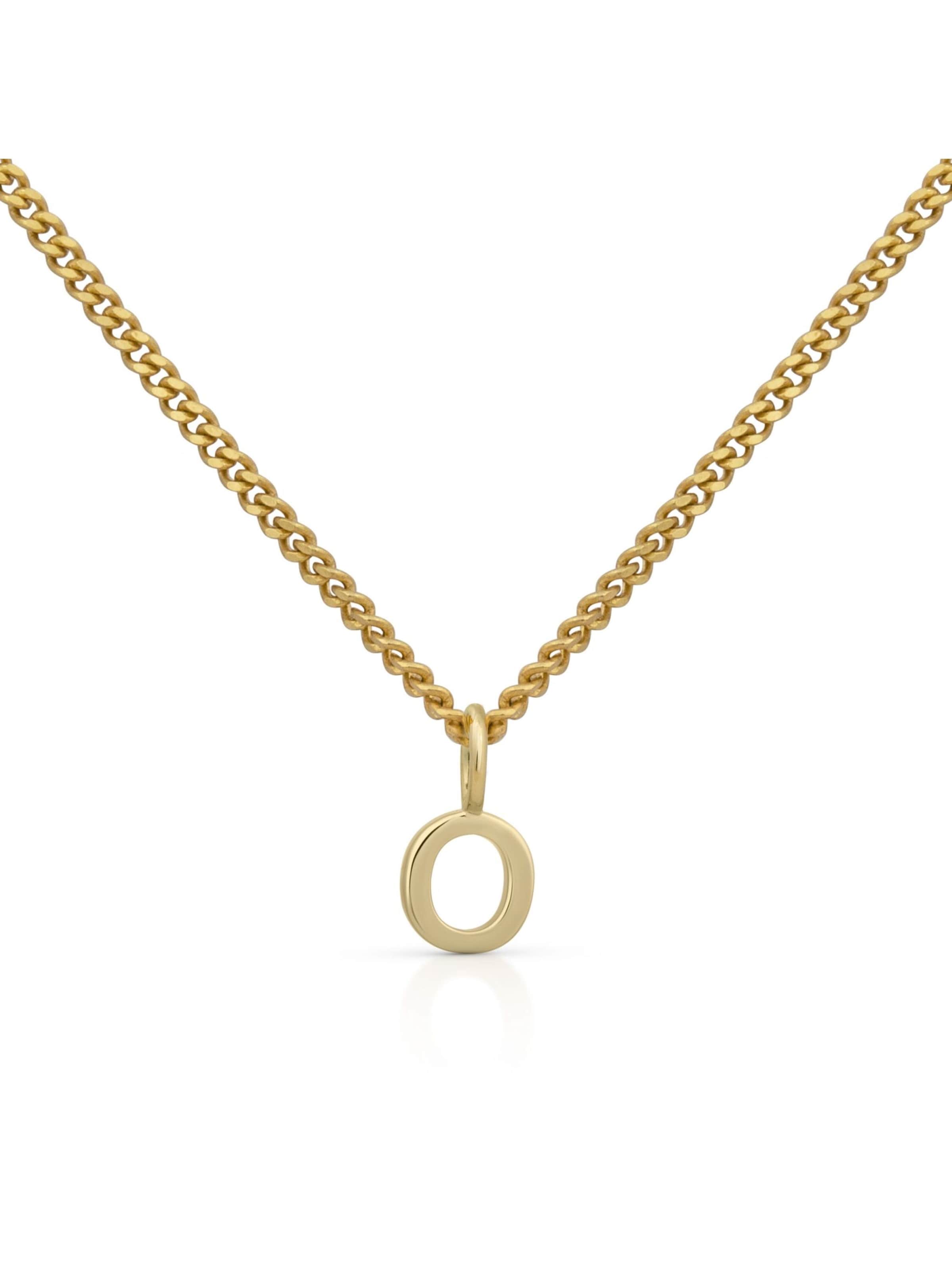 Orolino Kette 'Buchstabe O' in gold, Produktansicht