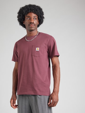 Carhartt WIP Футболка в Красный: спереди