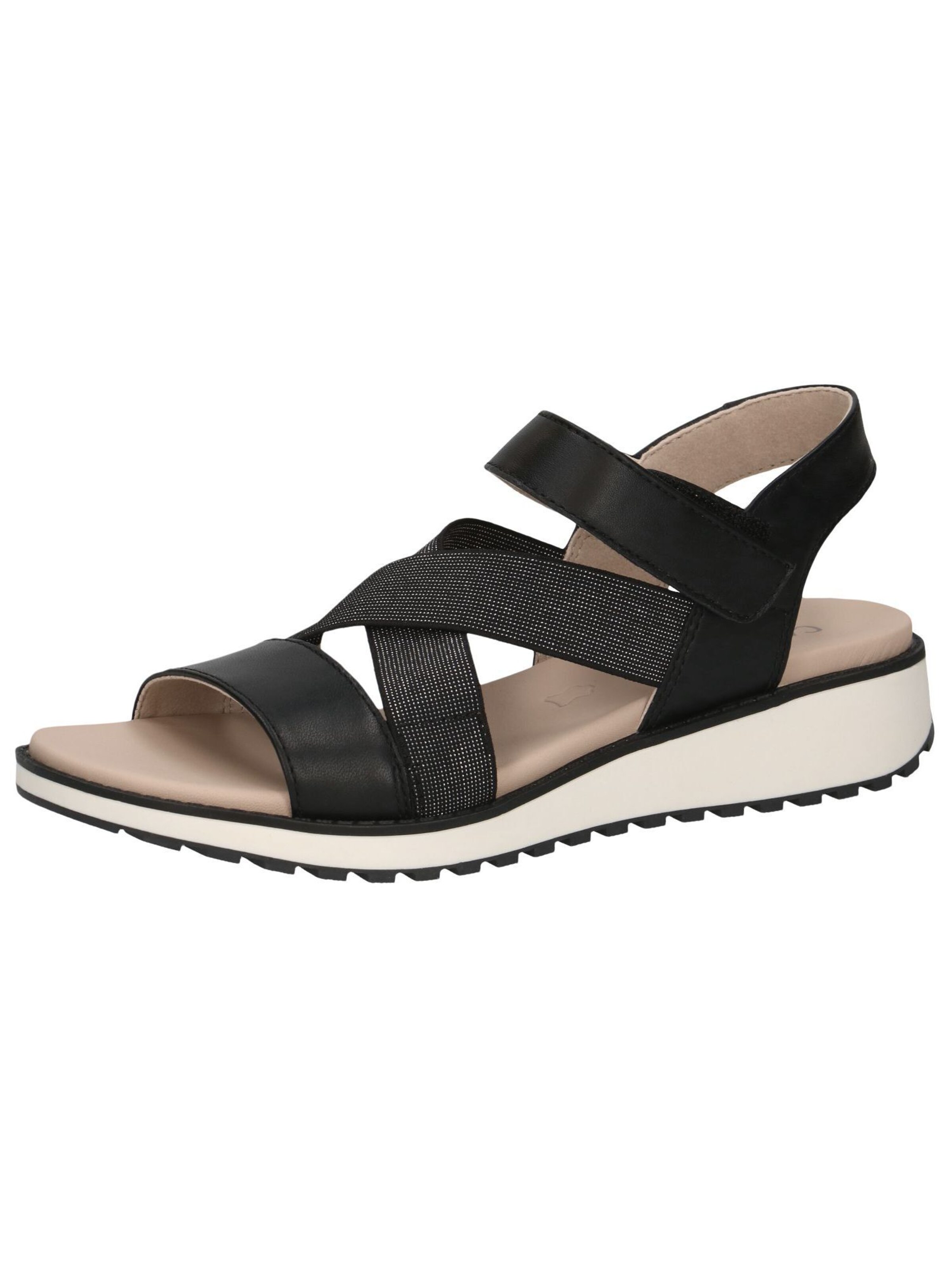 CAPRICE Sandals in Black: front