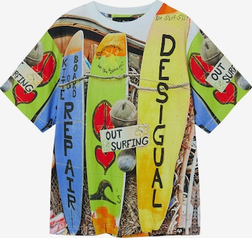 T-Shirt Desigual en mélange de couleurs : devant