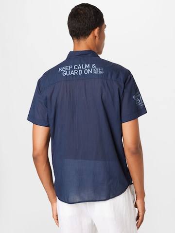 CAMP DAVID Regularny krój Koszula w kolorze niebieski