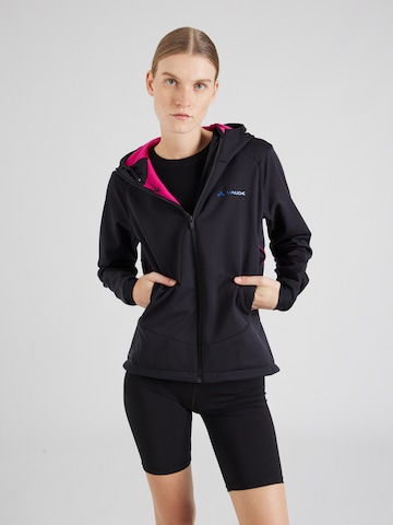 VAUDE Outdoor Jacket 'Qimsa' in Black: front