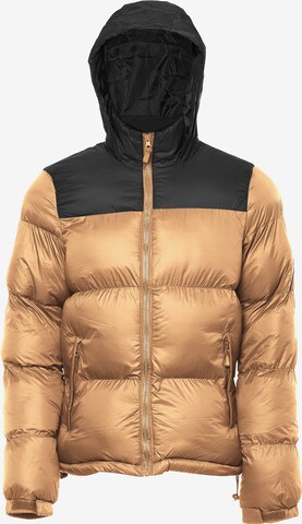 Veste d’hiver FUMO en marron : devant