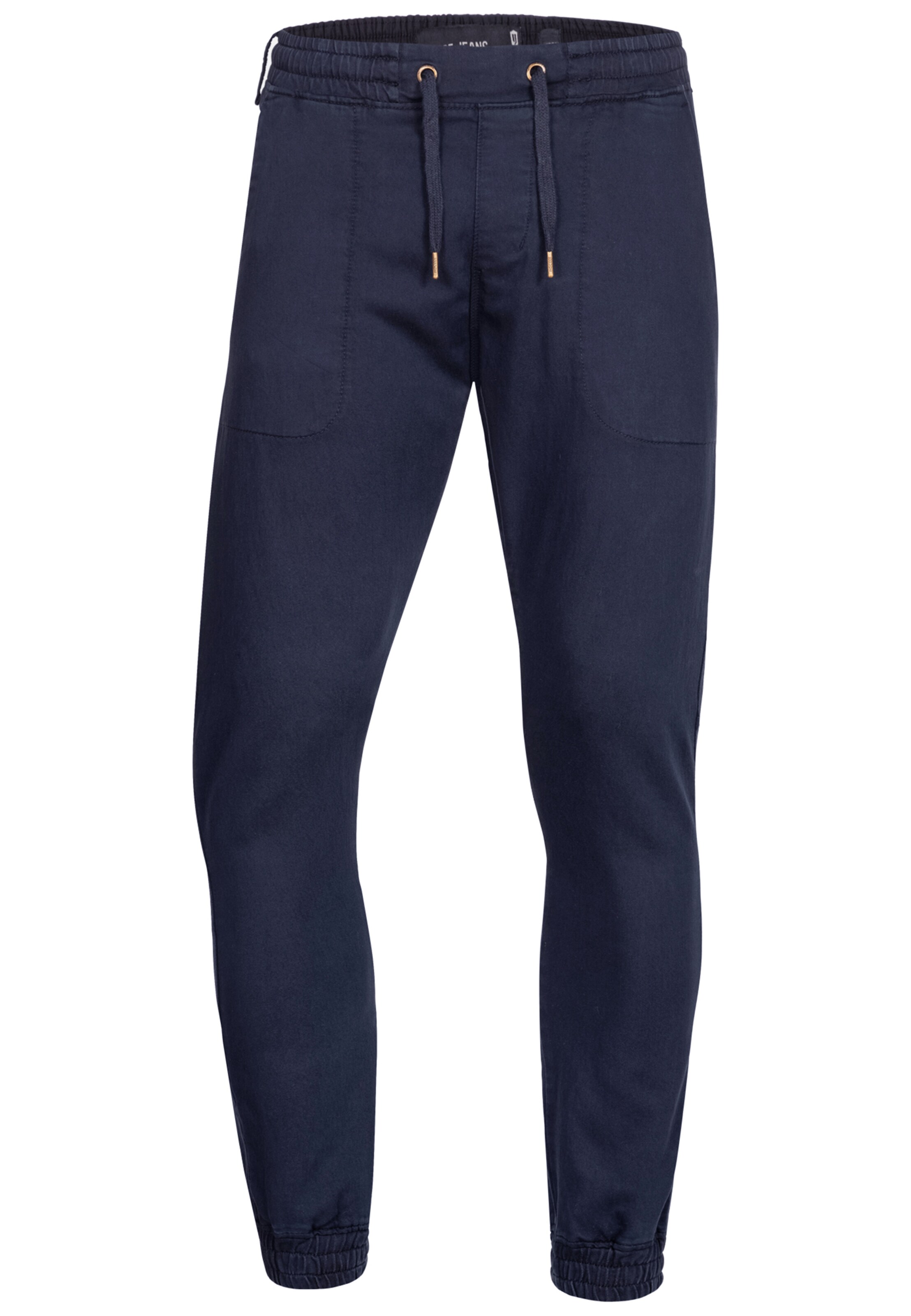 INDICODE JEANS Regular Cargobroek in Blauw: voorkant
