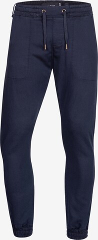INDICODE JEANS Cargo Pants in Blue: front