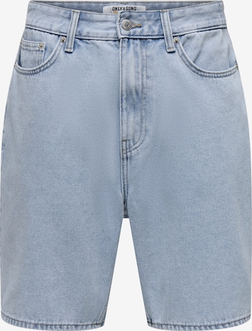Only & Sonsregular Traperice 'ONSFade' - plava boja: prednji dio