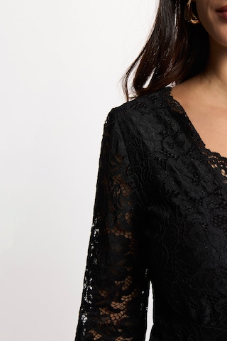 Morgan Shirt bodysuit '262-TEANA' in Black